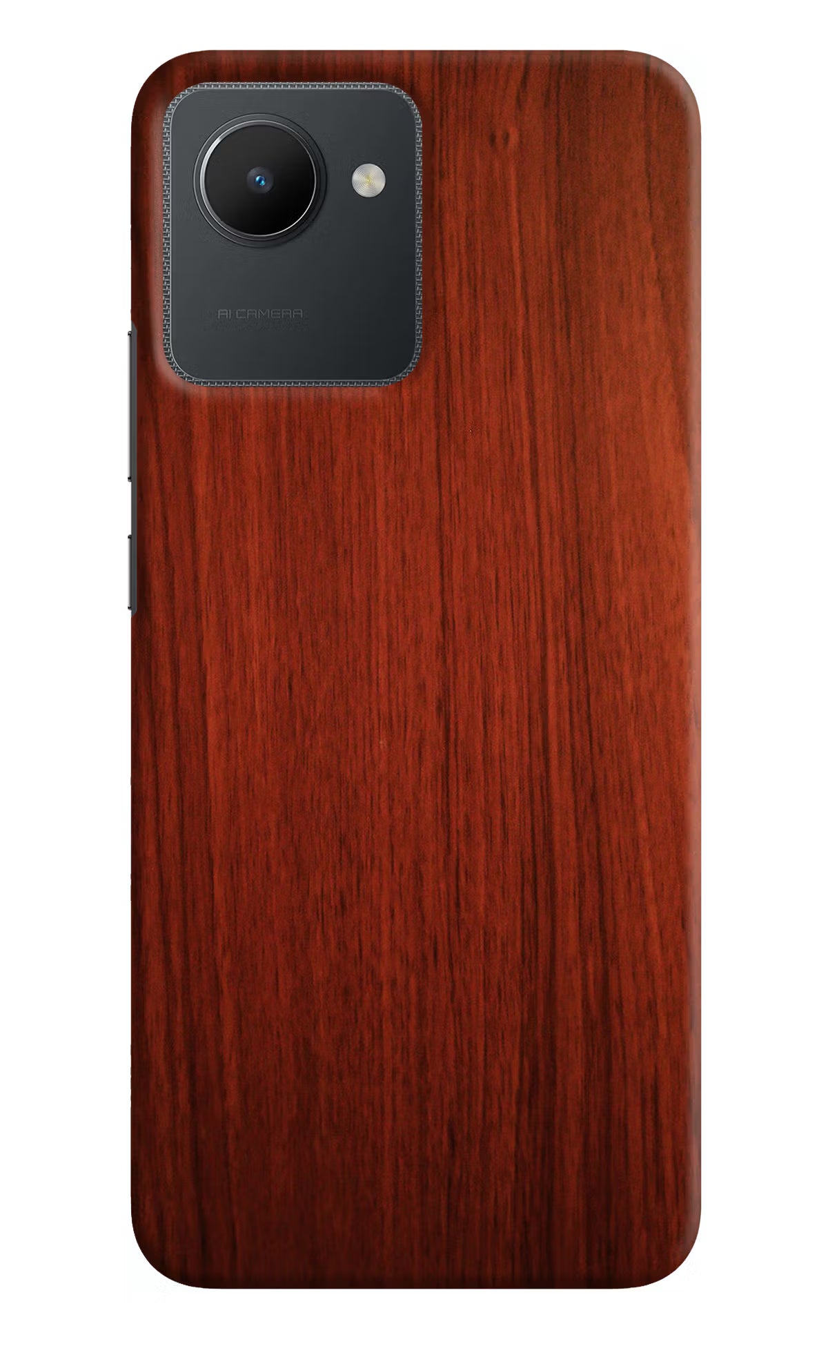 Wooden Plain Pattern Realme C30 Hard Case Back Cover by Casekaro