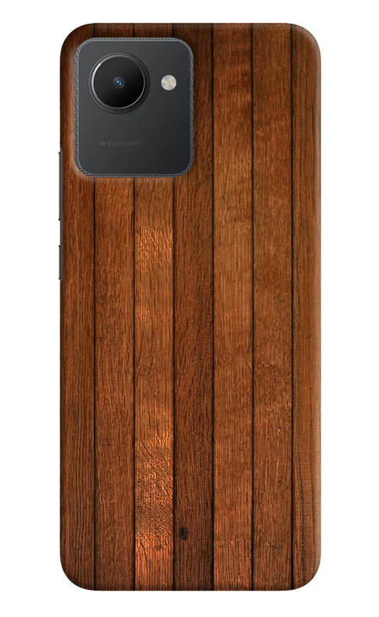 Wooden Artwork Bands Realme C30 Hard Case Back Cover by Casekaro