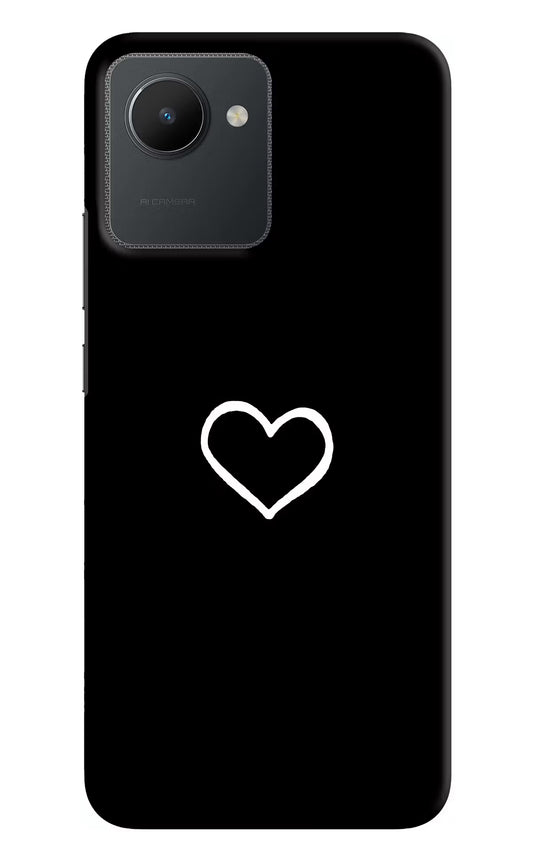 Heart Realme C30 Hard Case Back Cover by Casekaro