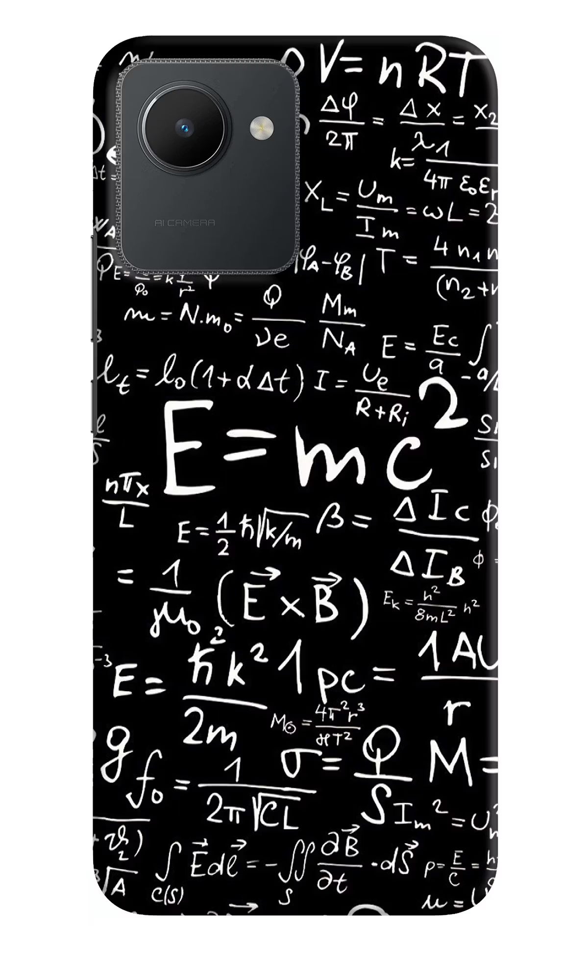 Physics Formula Realme C30 Hard Case Back Cover by Casekaro