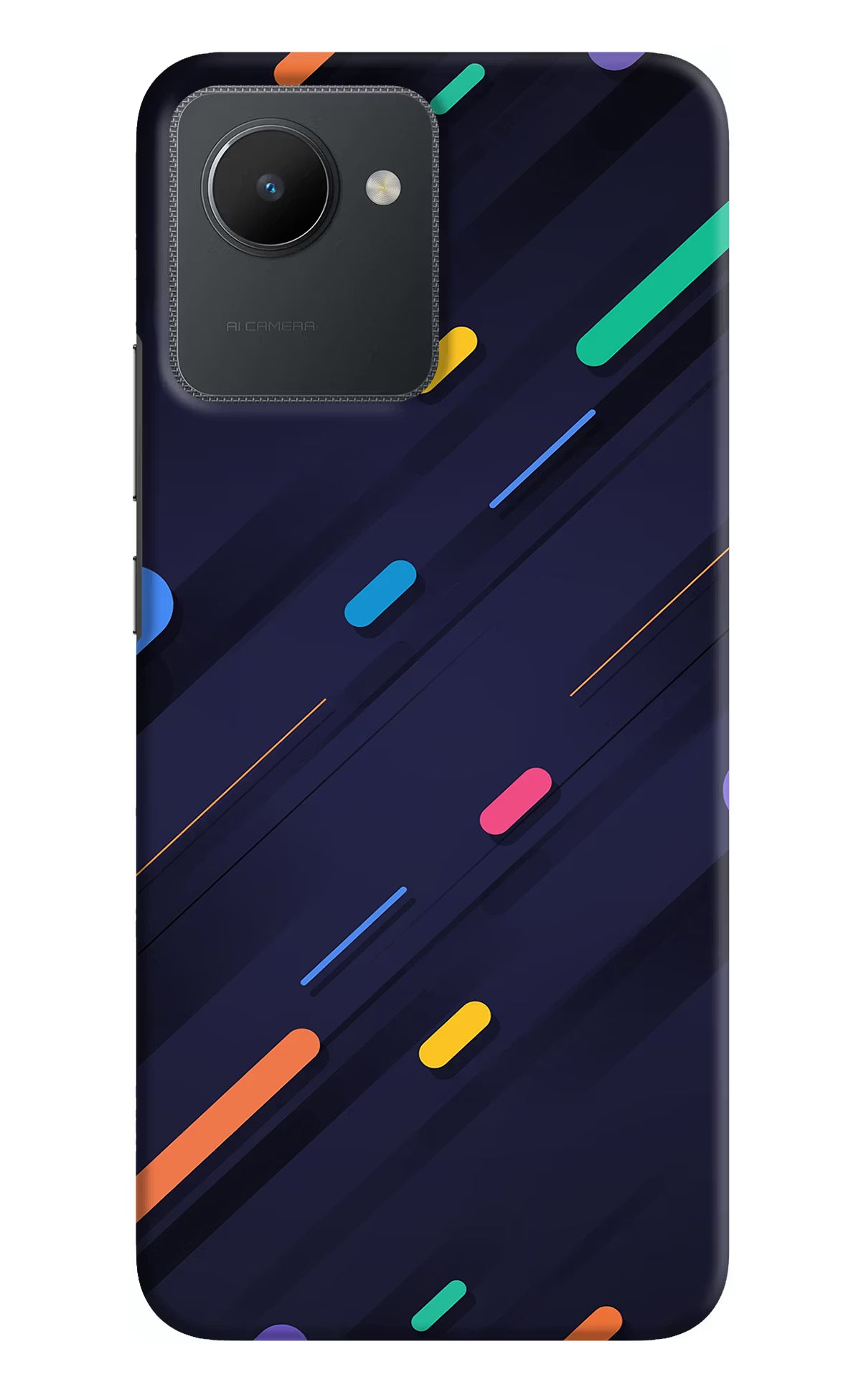 Abstract Design Realme C30 Hard Case Back Cover by Casekaro