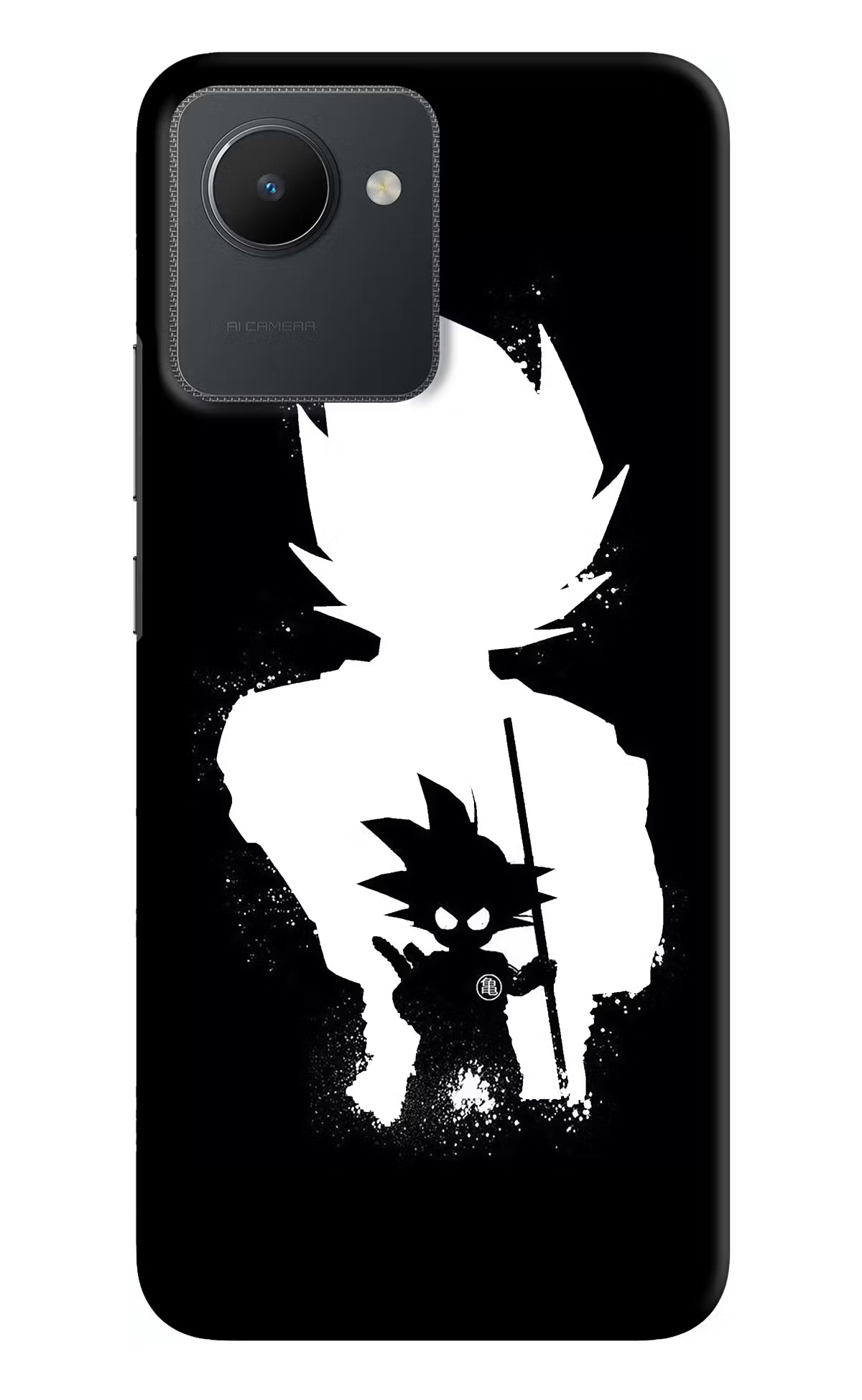 Goku Shadow Realme C30 Hard Case Back Cover by Casekaro
