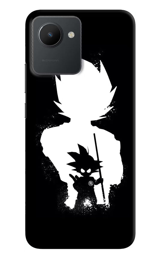 Goku Shadow Realme C30 Hard Case Back Cover by Casekaro