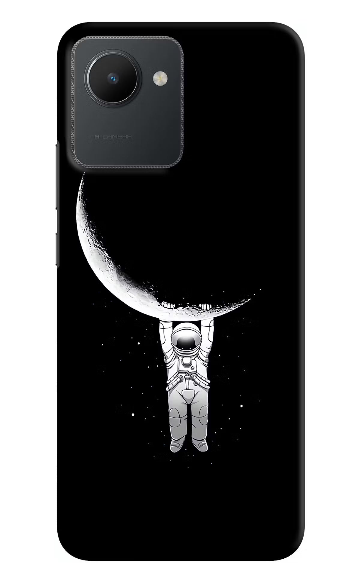 Moon Space Realme C30 Hard Case Back Cover by Casekaro