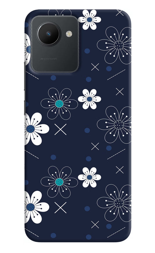 Flowers Realme C30 Hard Case Back Cover by Casekaro