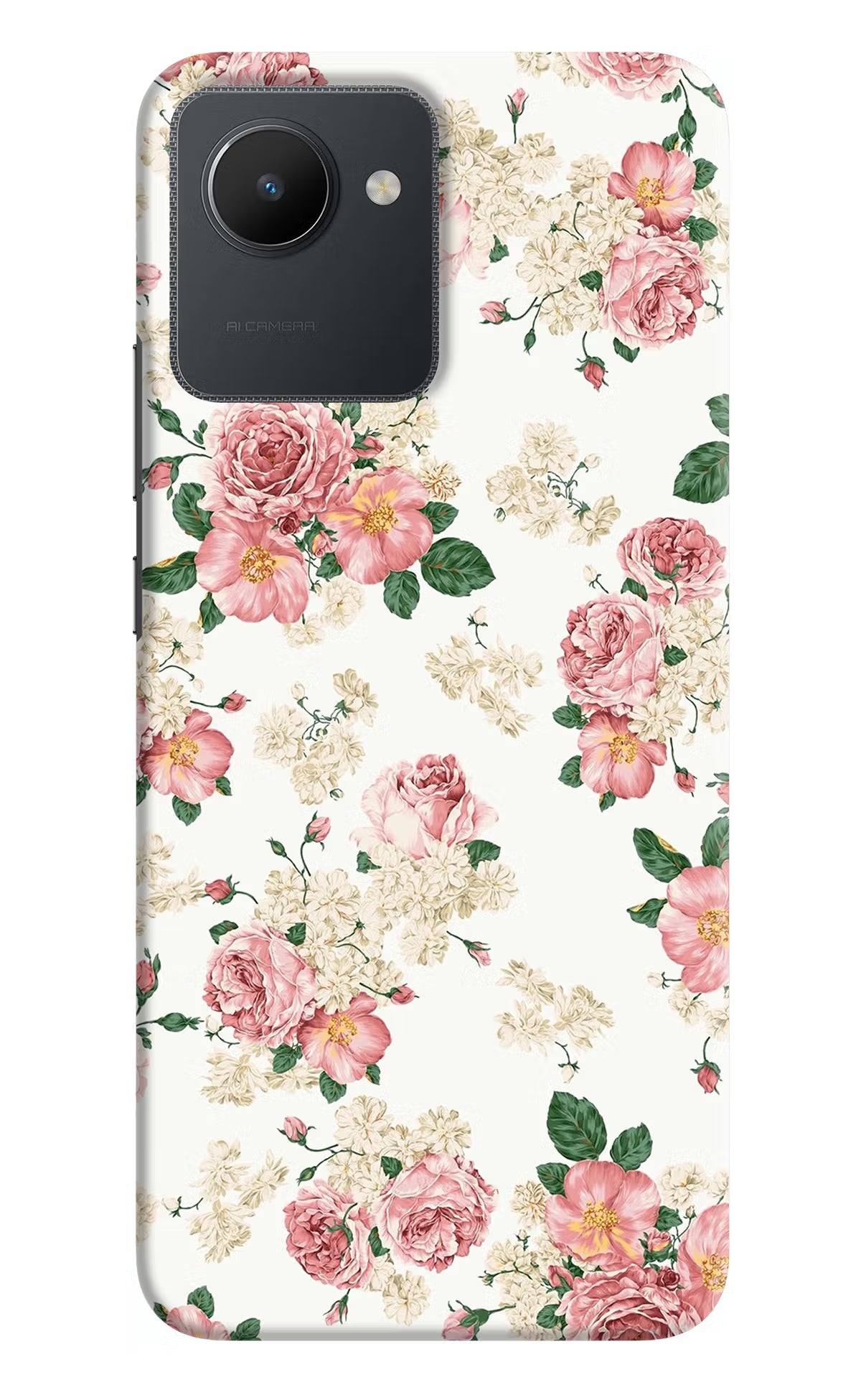 Flowers Realme C30 Hard Case Back Cover by Casekaro