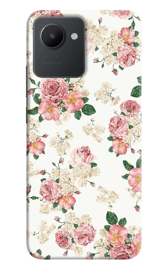 Flowers Realme C30 Hard Case Back Cover by Casekaro