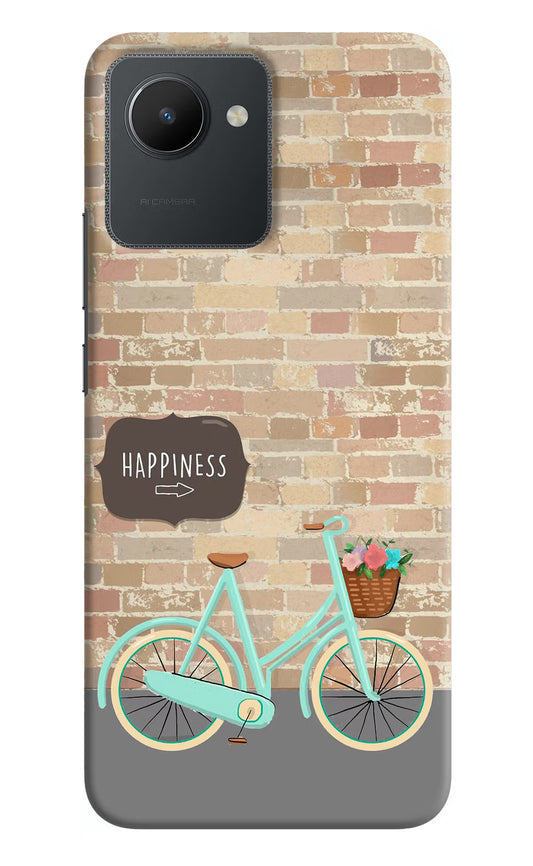 Happiness Artwork Realme C30 Hard Case Back Cover by Casekaro