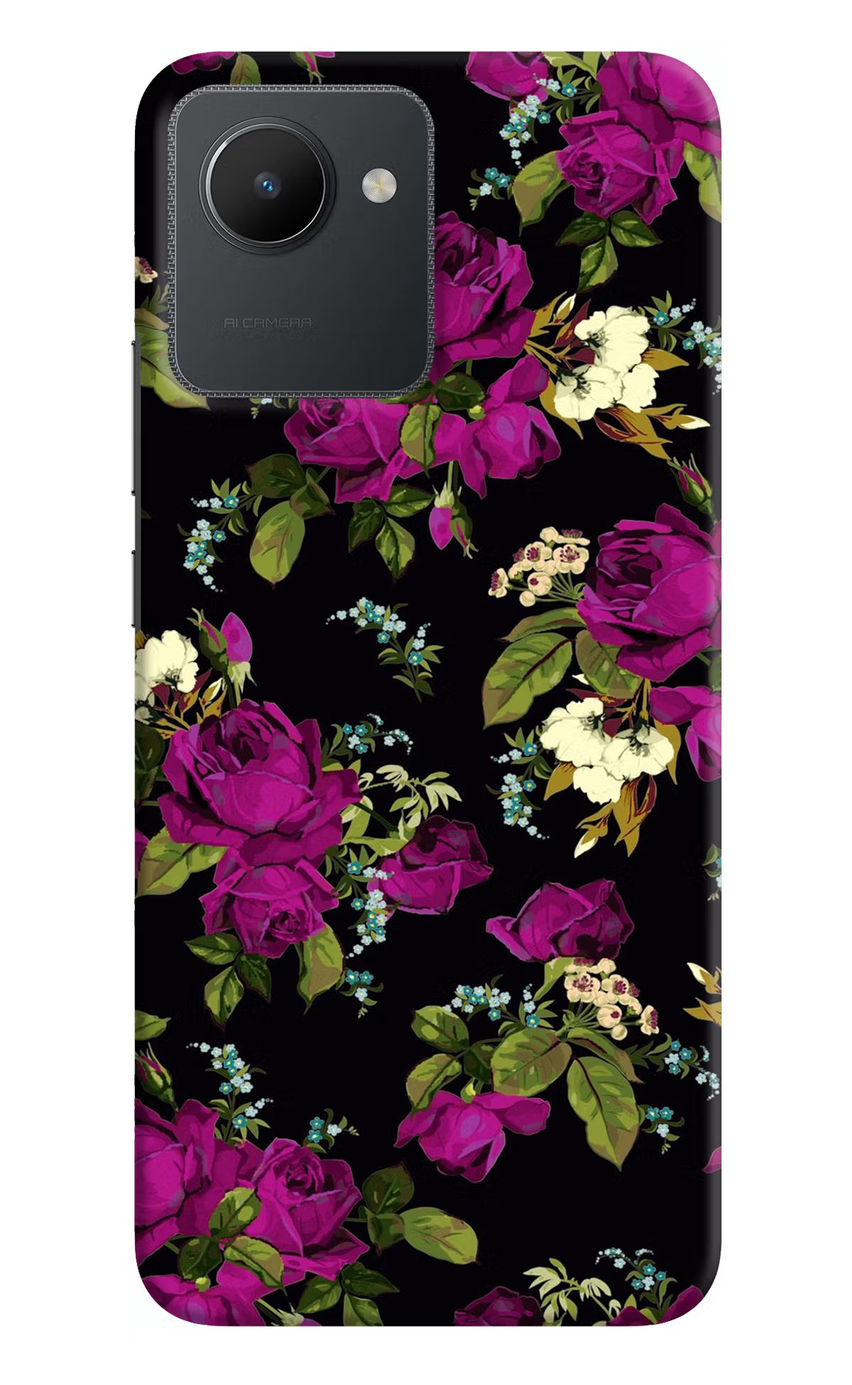 Flowers Realme C30 Hard Case Back Cover by Casekaro