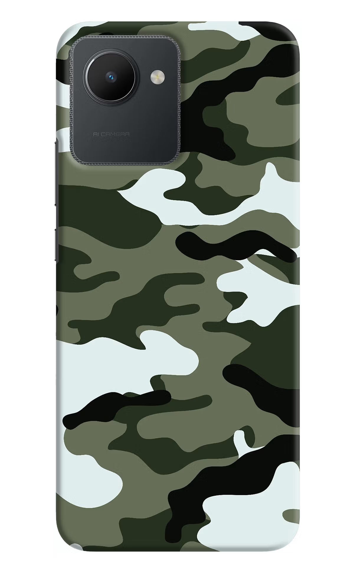 Camouflage Realme C30 Hard Case Back Cover by Casekaro