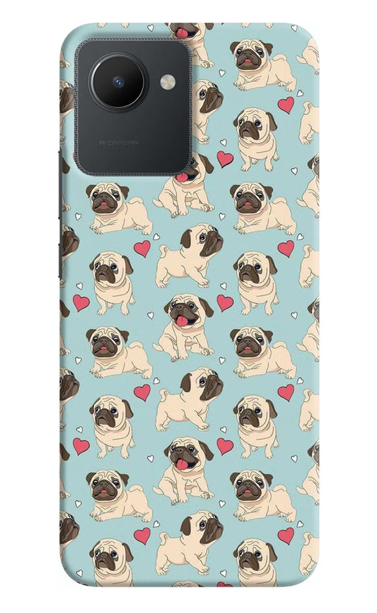 Pug Dog Realme C30 Hard Case Back Cover by Casekaro