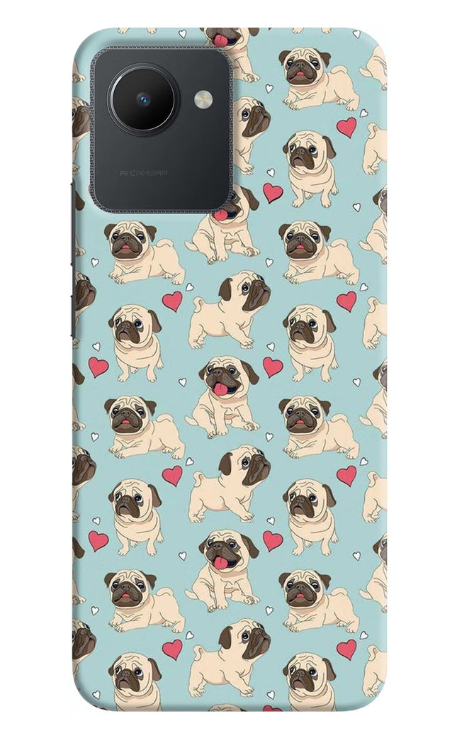 Pug Dog Realme C30 Hard Case Back Cover by Casekaro
