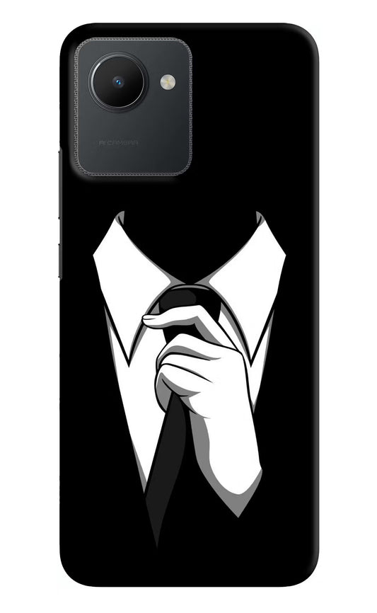 Black Tie Realme C30 Hard Case Back Cover by Casekaro