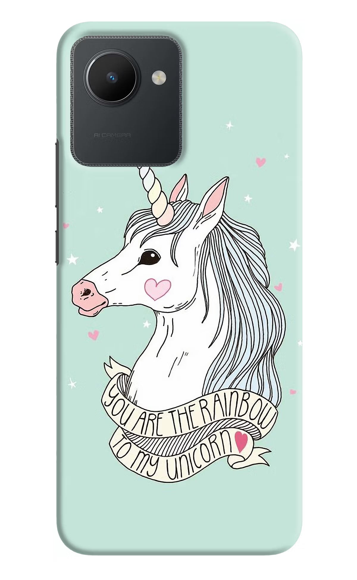 Unicorn Wallpaper Realme C30 Hard Case Back Cover by Casekaro