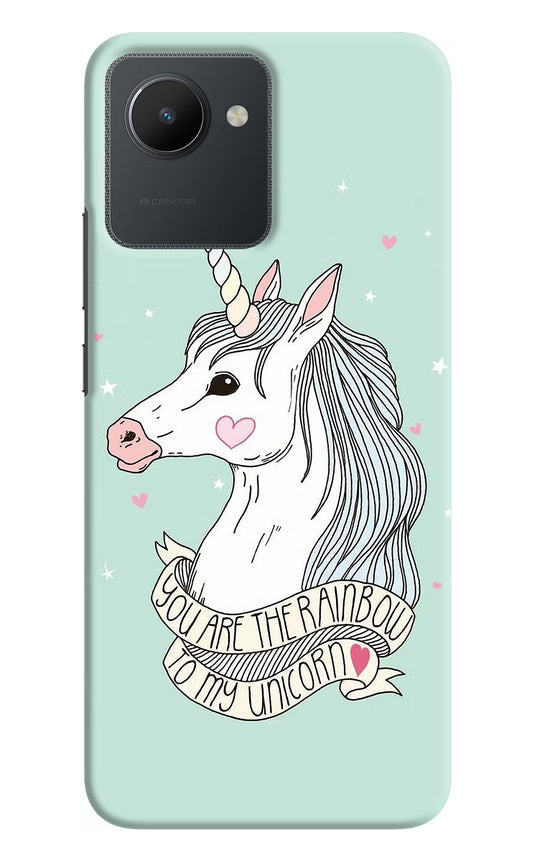 Unicorn Wallpaper Realme C30 Hard Case Back Cover by Casekaro