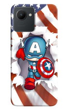 Captain America Realme C30 Hard Case Back Cover by Casekaro
