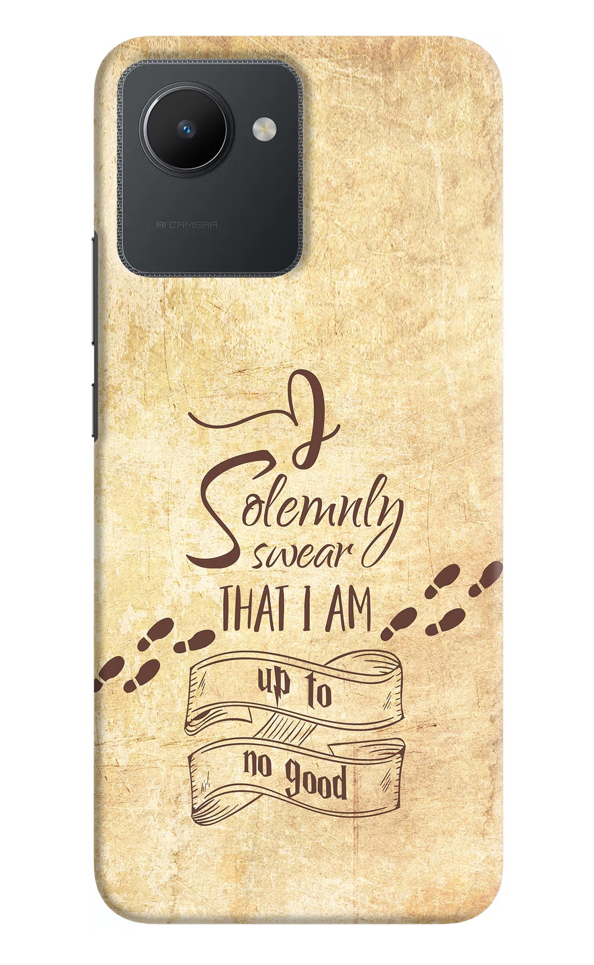 I Solemnly swear that i up to no good Realme C30 Hard Case Back Cover by Casekaro