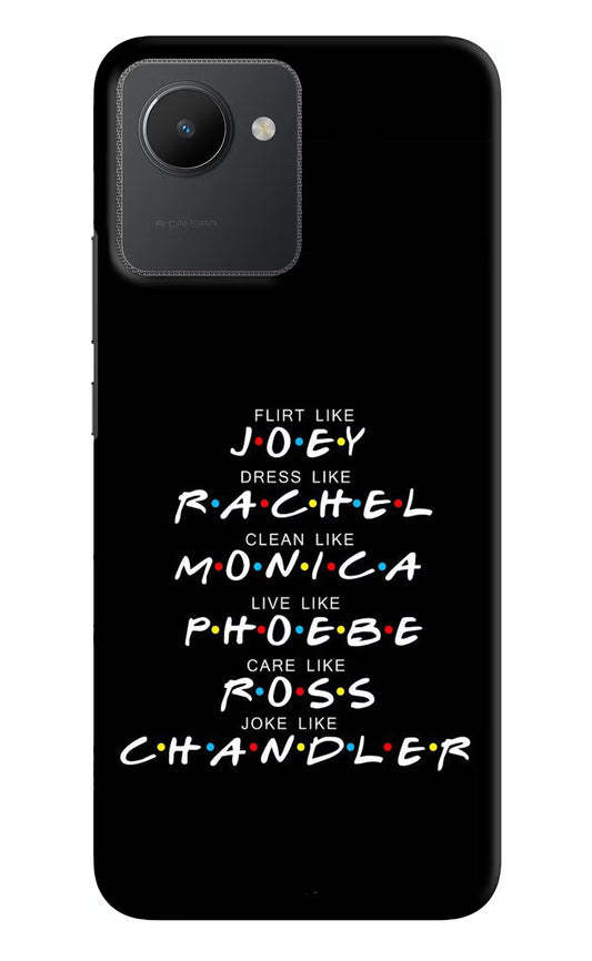 FRIENDS Character Realme C30 Hard Case Back Cover by Casekaro
