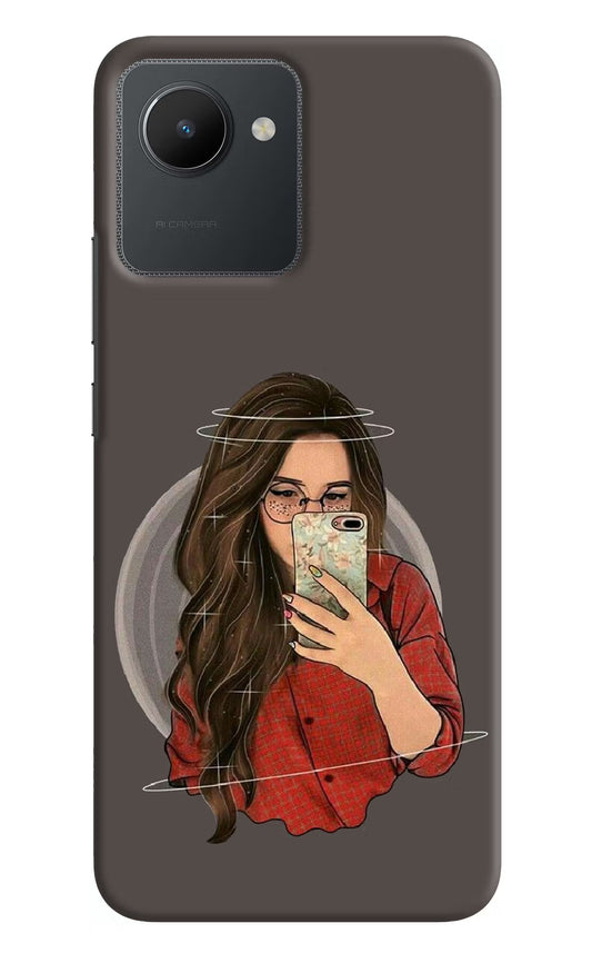 Selfie Queen Realme C30 Hard Case Back Cover by Casekaro