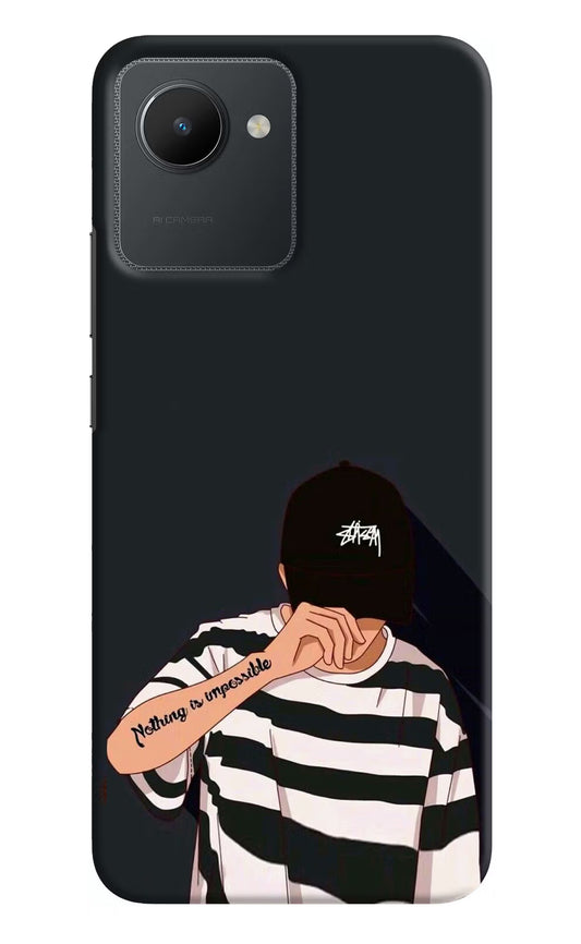 Aesthetic Boy Realme C30 Hard Case Back Cover by Casekaro