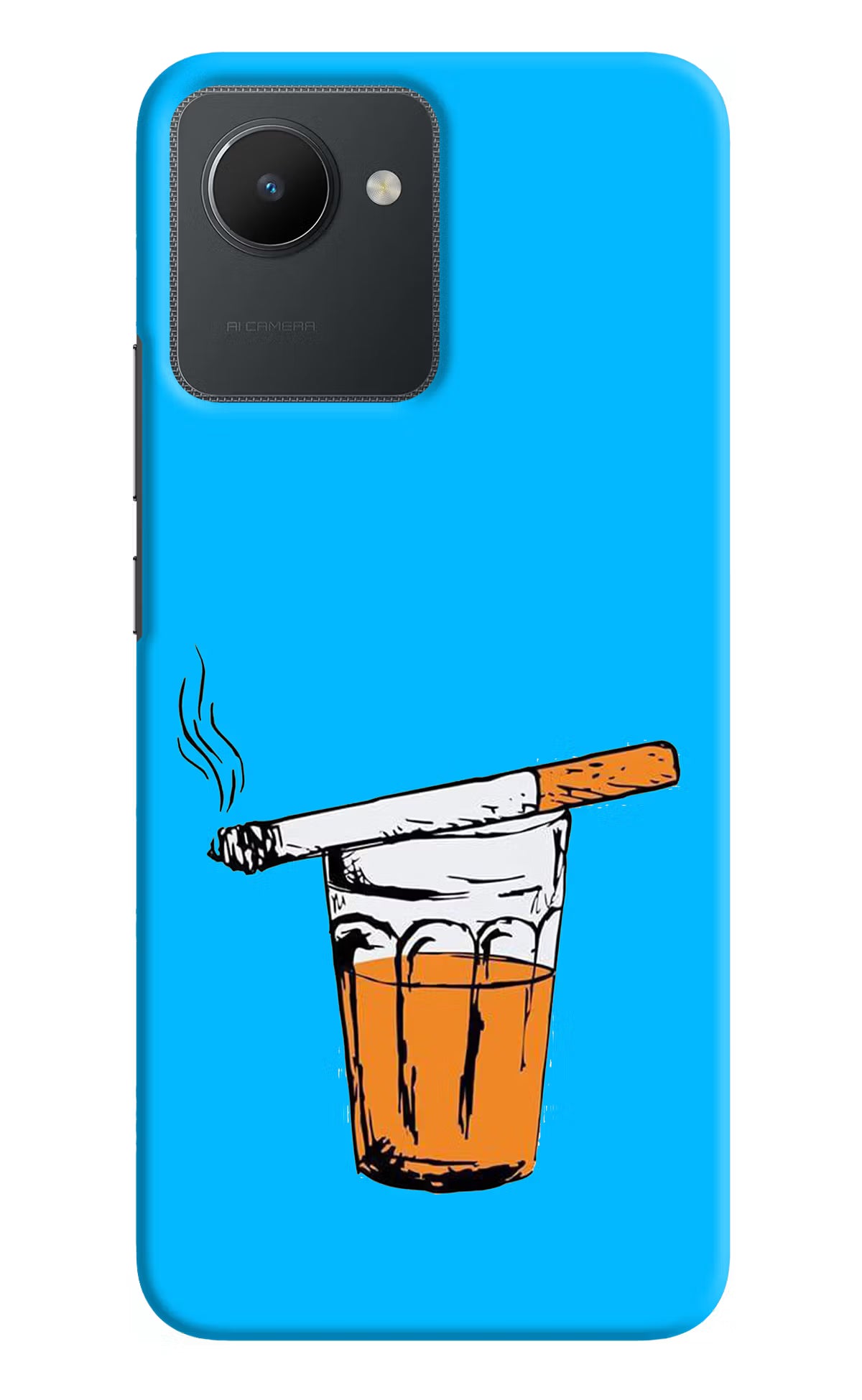 Chai Sutta Realme C30 Hard Case Back Cover by Casekaro
