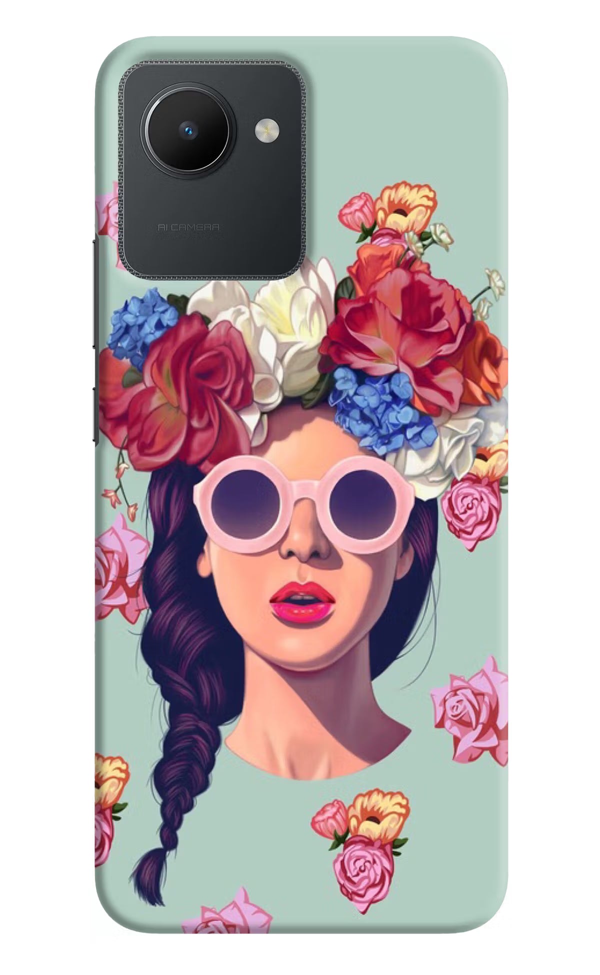 Pretty Girl Realme C30 Hard Case Back Cover by Casekaro