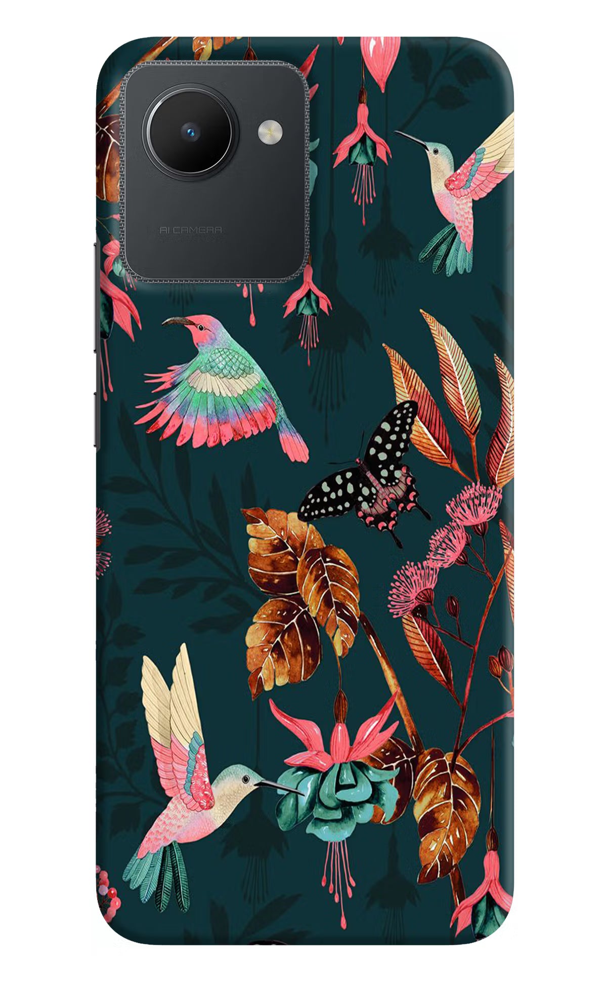 Birds Realme C30 Hard Case Back Cover by Casekaro