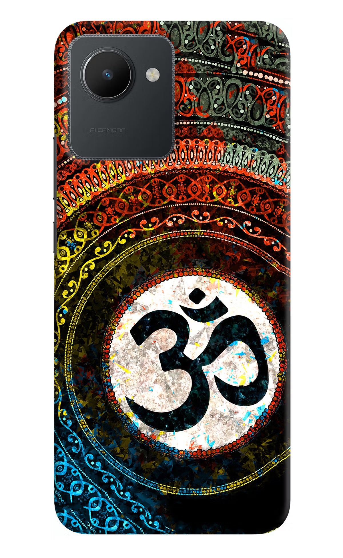 Om Cultural Realme C30 Hard Case Back Cover by Casekaro