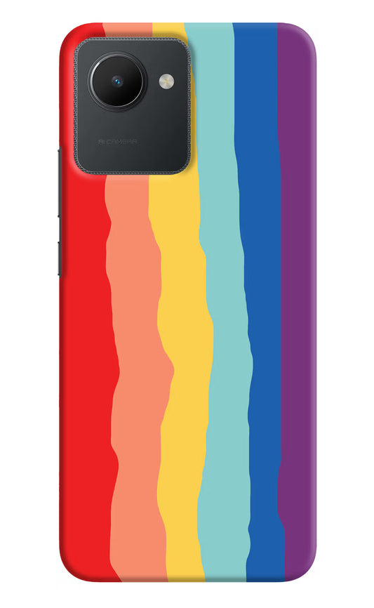 Rainbow Realme C30 Hard Case Back Cover by Casekaro