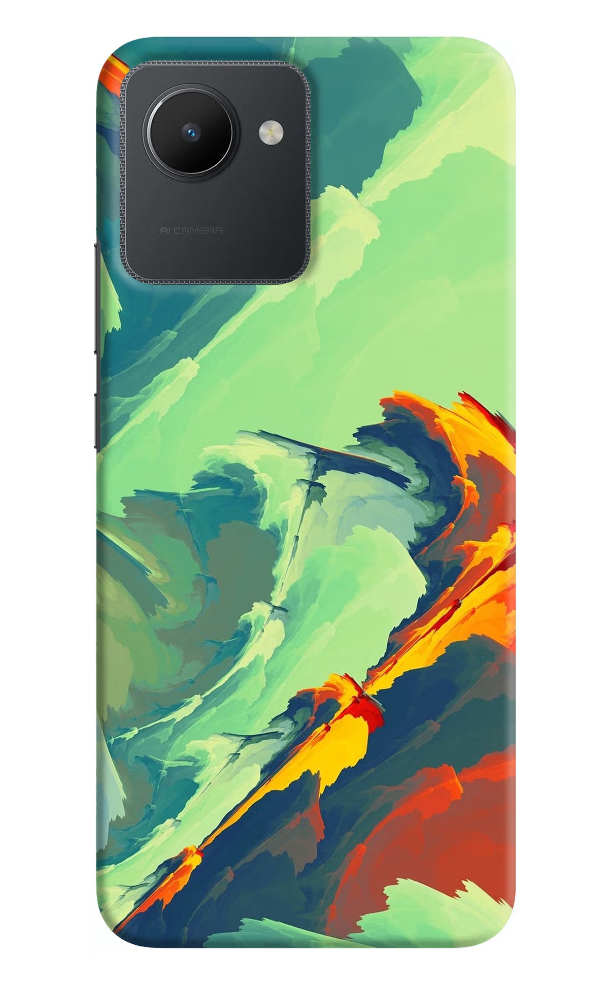 Paint Art Realme C30 Hard Case Back Cover by Casekaro
