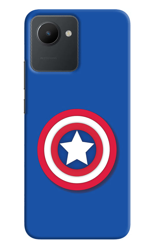 Shield Realme C30 Hard Case Back Cover by Casekaro