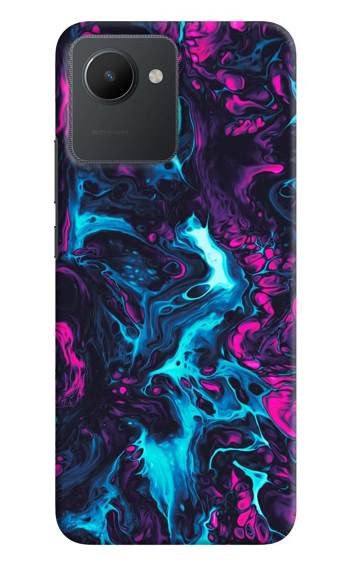 Abstract Realme C30 Hard Case Back Cover by Casekaro