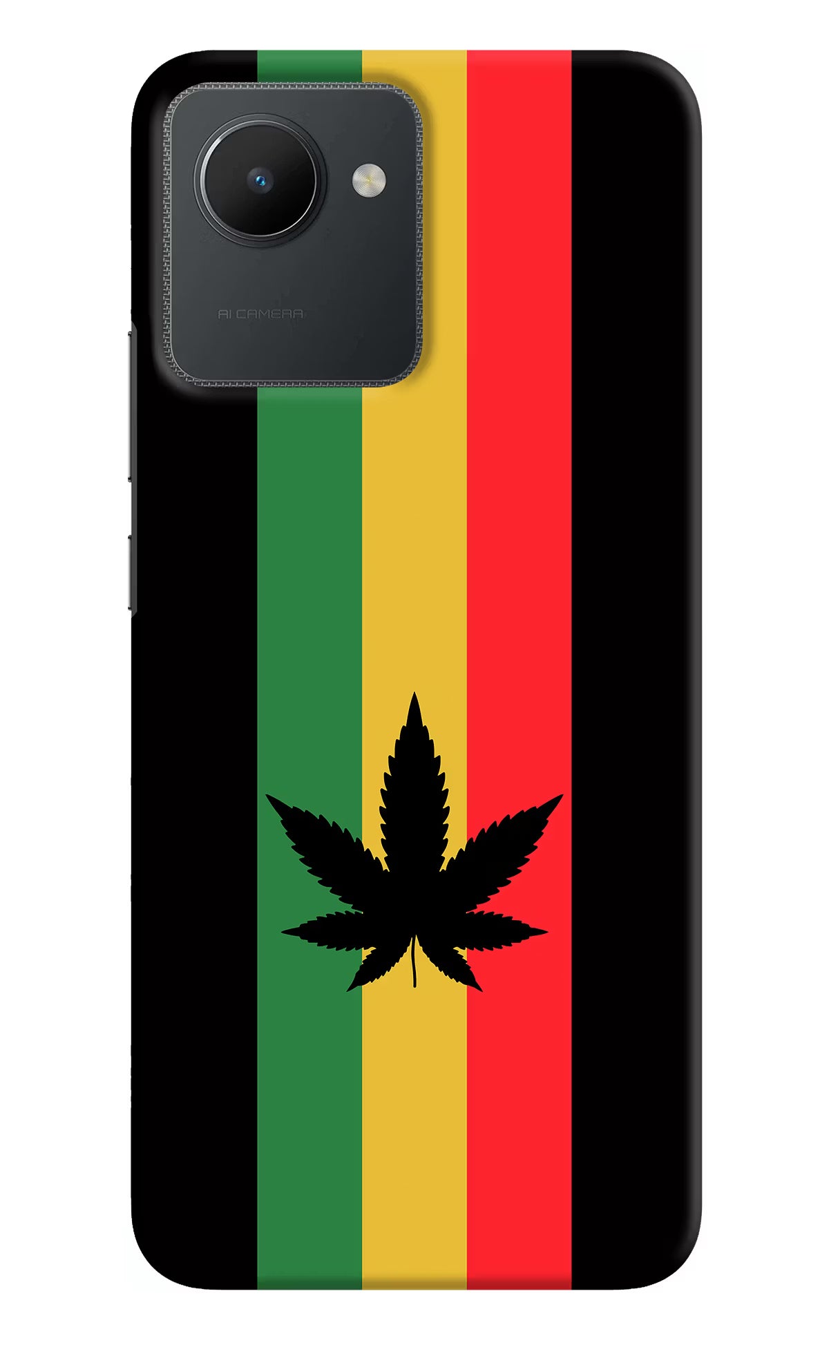 Weed Flag Realme C30 Hard Case Back Cover by Casekaro