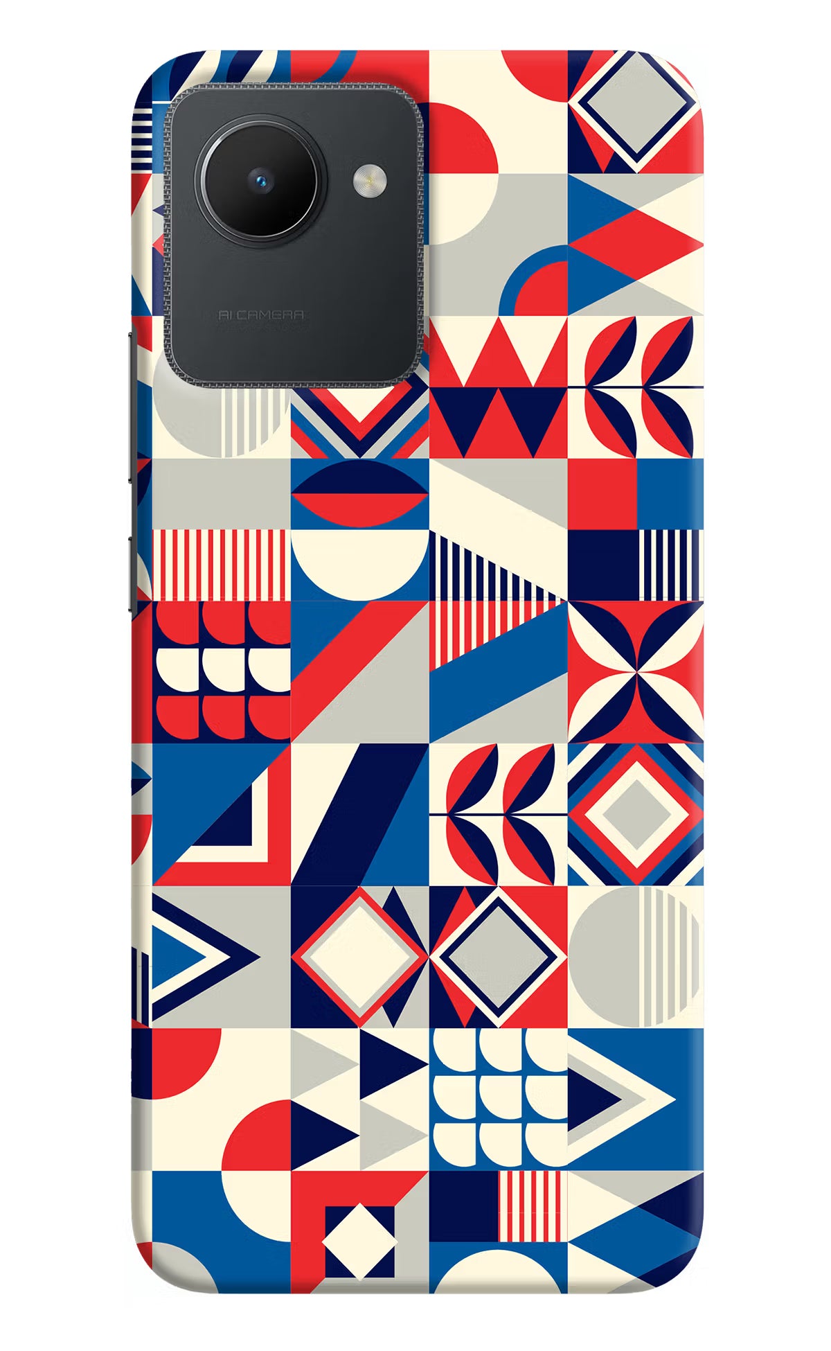 Colorful Pattern Realme C30 Hard Case Back Cover by Casekaro