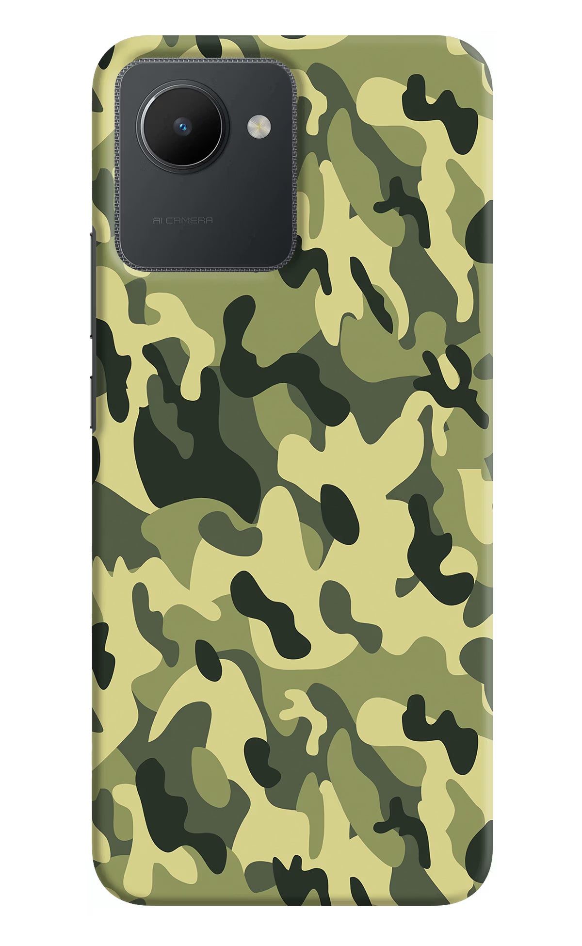 Camouflage Realme C30 Hard Case Back Cover by Casekaro
