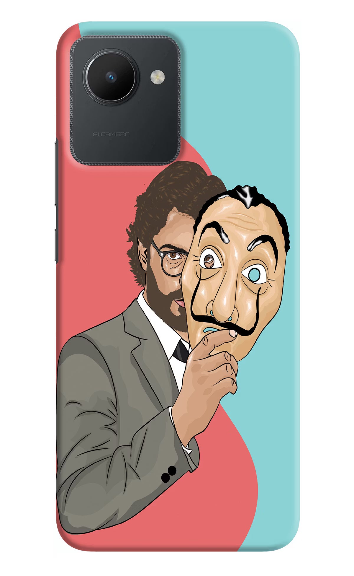 Professor Realme C30 Hard Case Back Cover by Casekaro