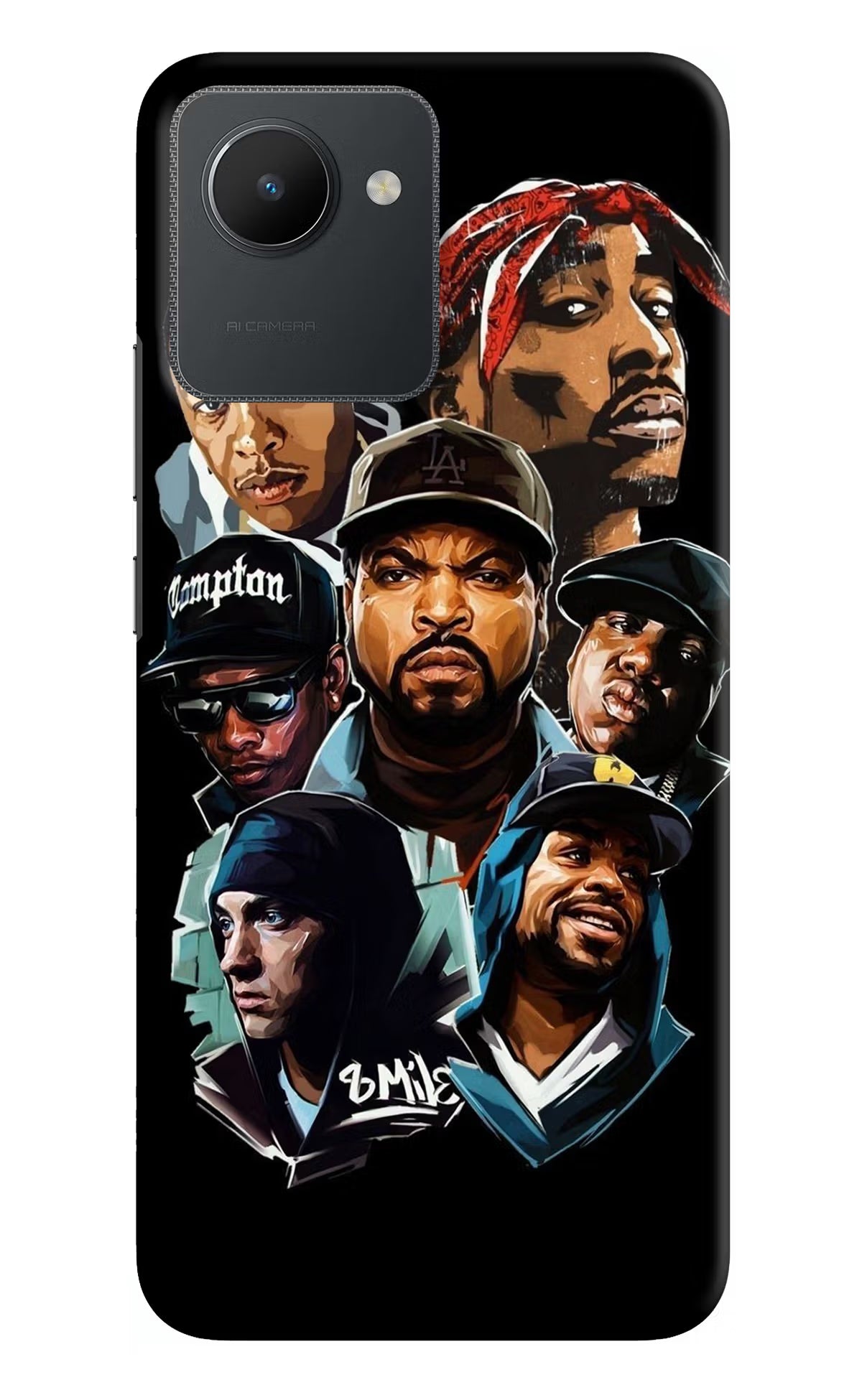 Rappers Realme C30 Hard Case Back Cover by Casekaro