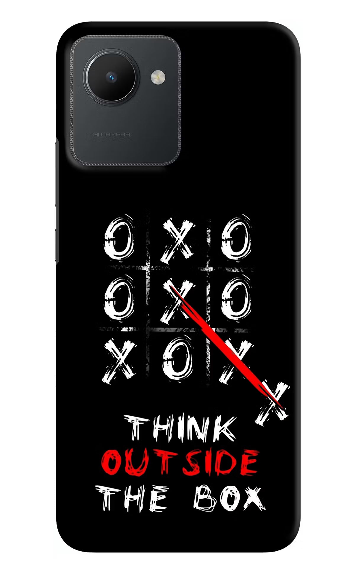 Think out of the BOX Realme C30 Hard Case Back Cover by Casekaro