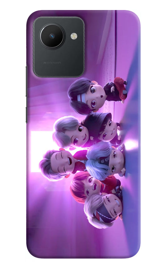BTS Chibi Realme C30 Hard Case Back Cover by Casekaro