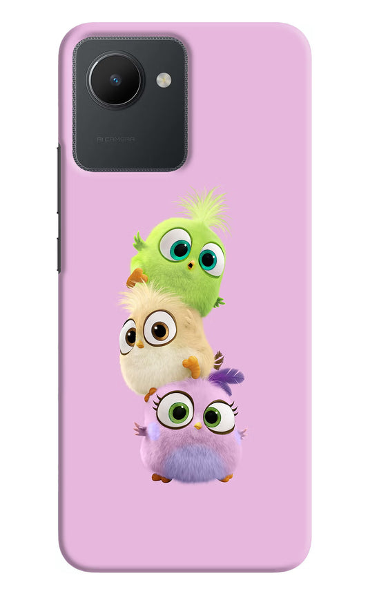 Cute Little Birds Realme C30 Hard Case Back Cover by Casekaro