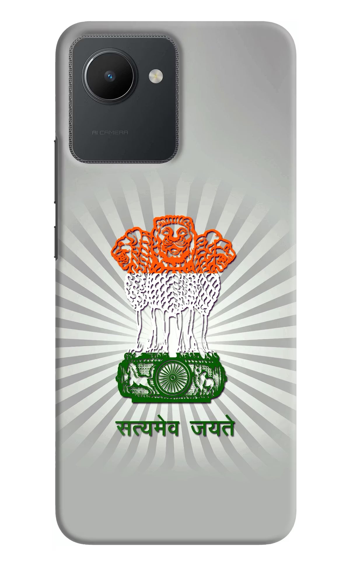 Satyamev Jayate Art Realme C30 Hard Case Back Cover by Casekaro