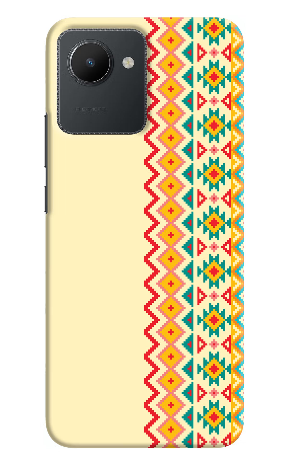 Ethnic Seamless Realme C30 Hard Case Back Cover by Casekaro