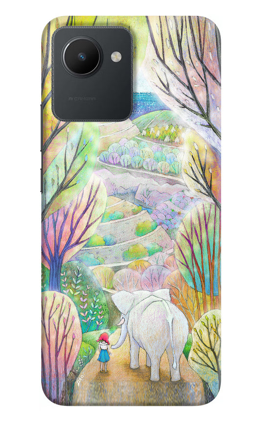 Nature Painting Realme C30 Hard Case Back Cover by Casekaro