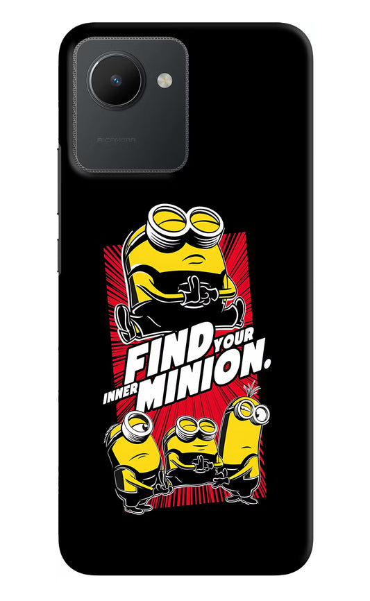Find your inner Minion Realme C30 Hard Case Back Cover by Casekaro