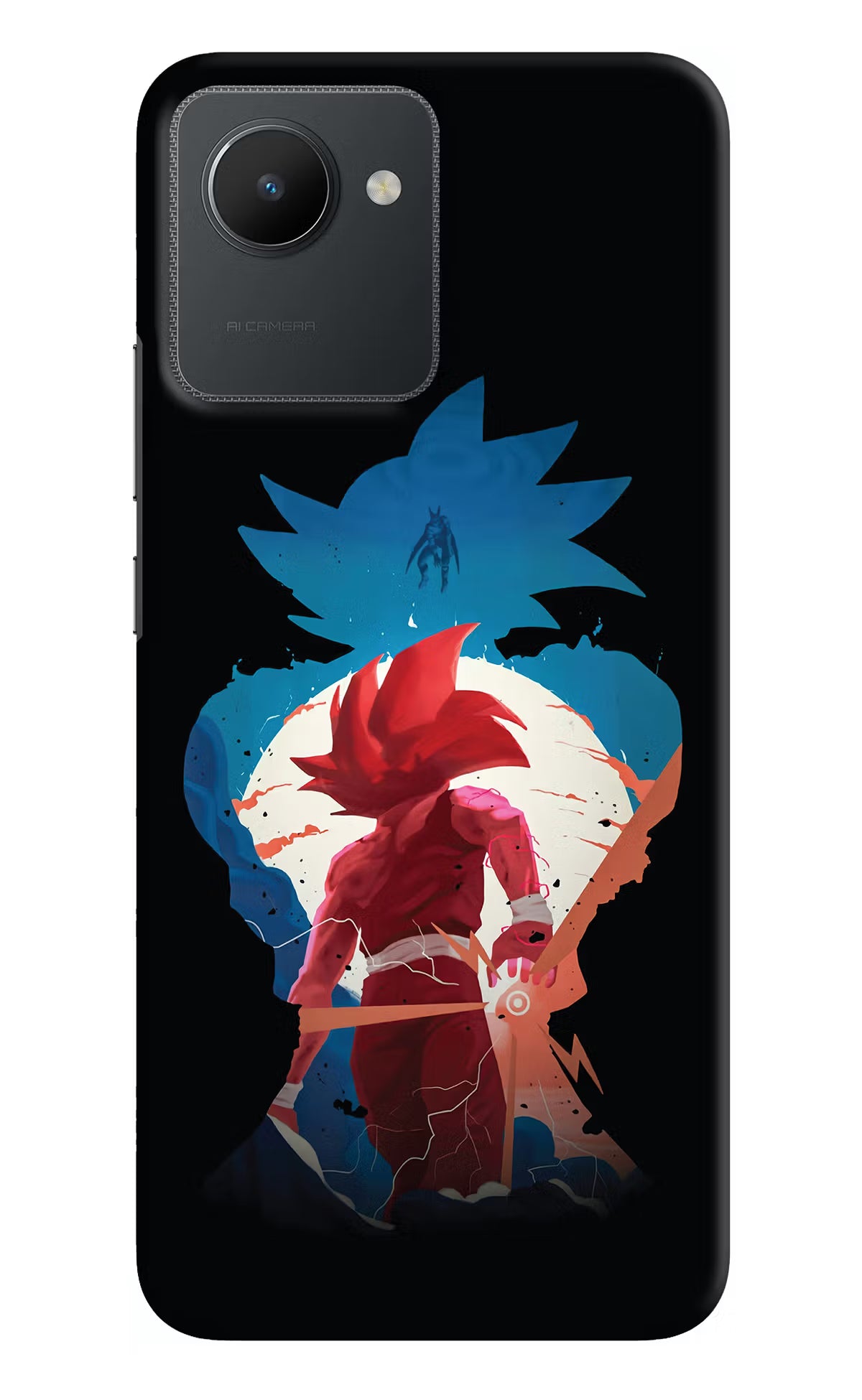 Goku Realme C30 Hard Case Back Cover by Casekaro