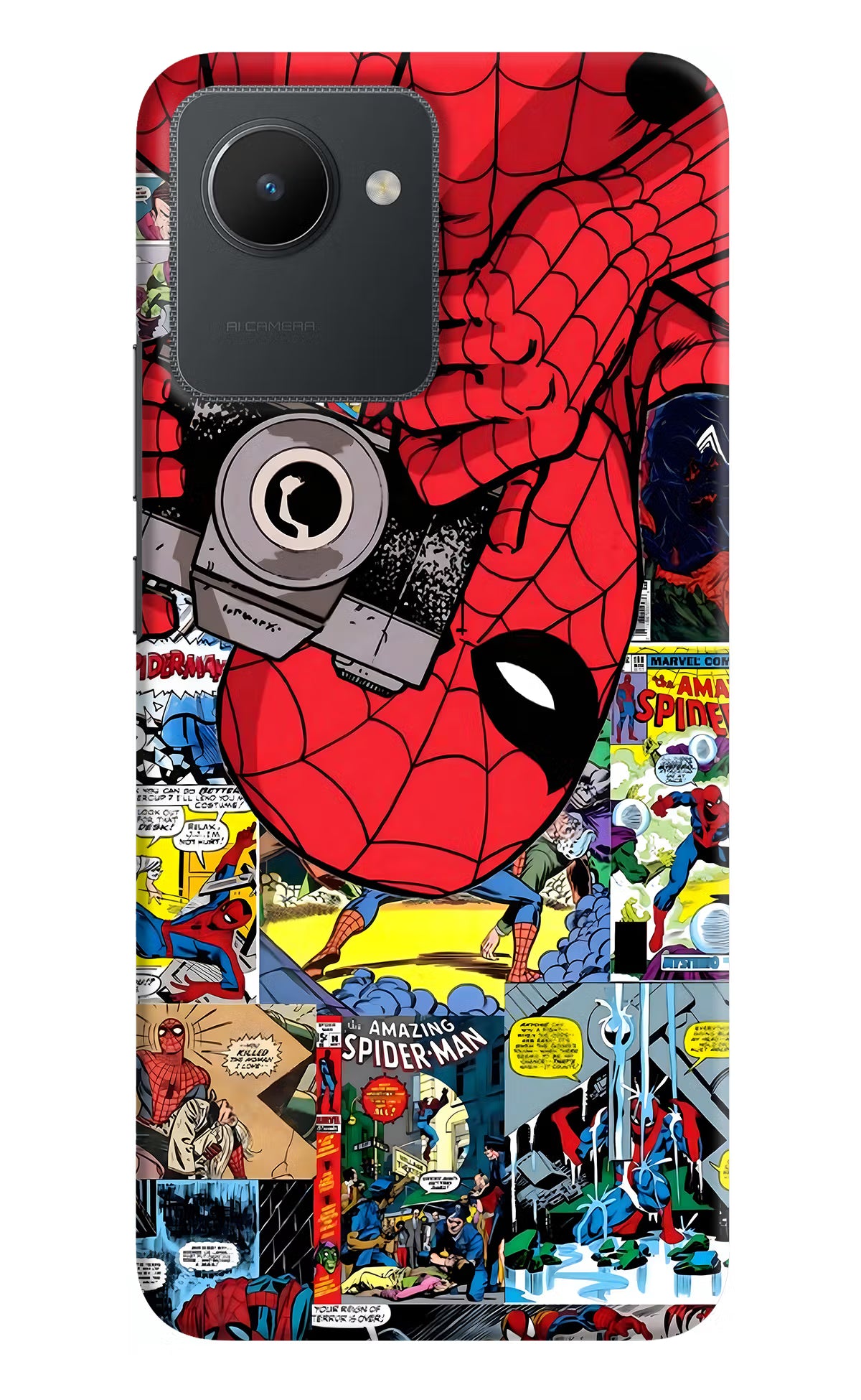 Spider Man Realme C30 Hard Case Back Cover by Casekaro