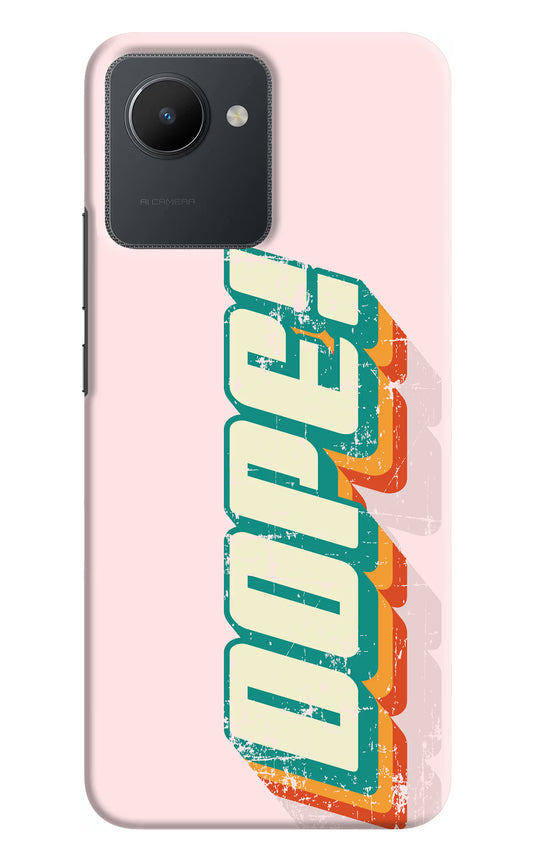 Dope Realme C30 Hard Case Back Cover by Casekaro