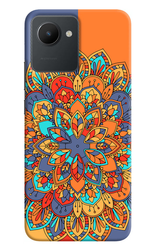 Color Mandala Realme C30 Hard Case Back Cover by Casekaro
