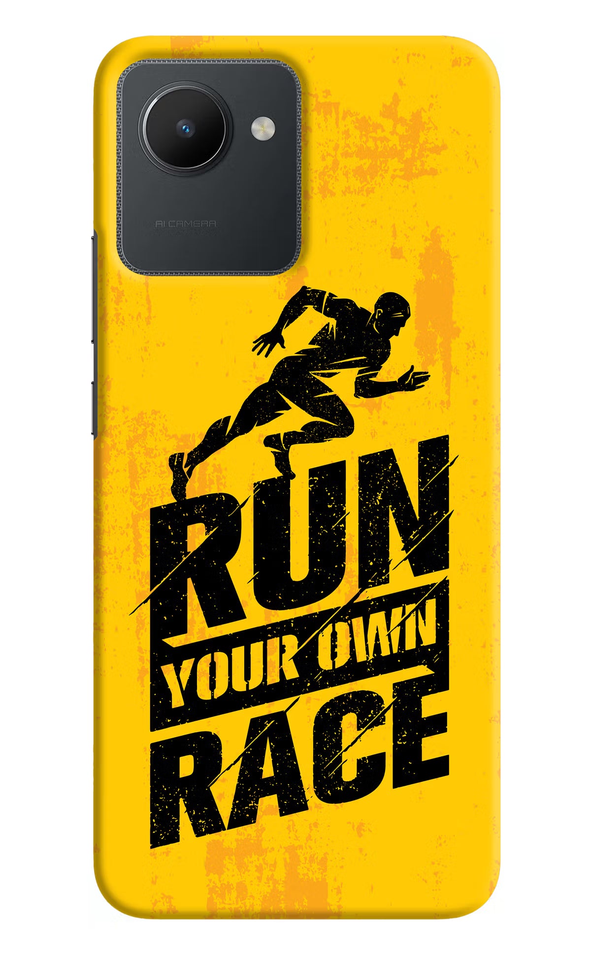 Run Your Own Race Realme C30 Hard Case Back Cover by Casekaro