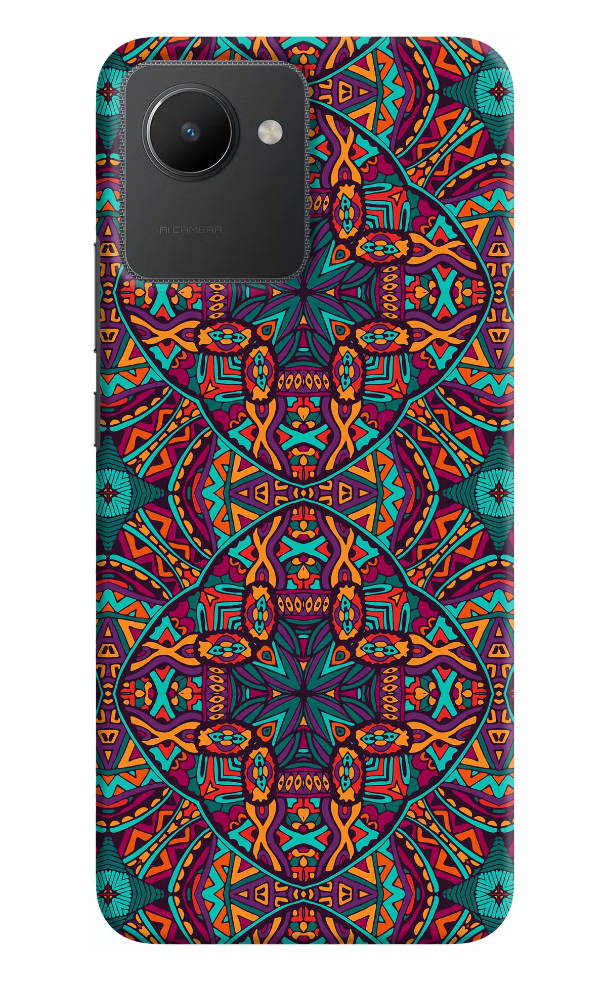 Colour Mandala Realme C30 Hard Case Back Cover by Casekaro